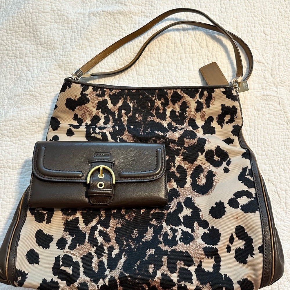 Coach bag and wallet